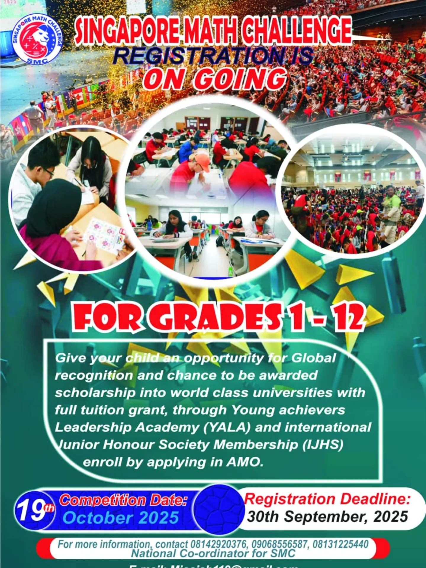 📣 Singapore Math Challenge 2025... - portharcourtschools | Facebook