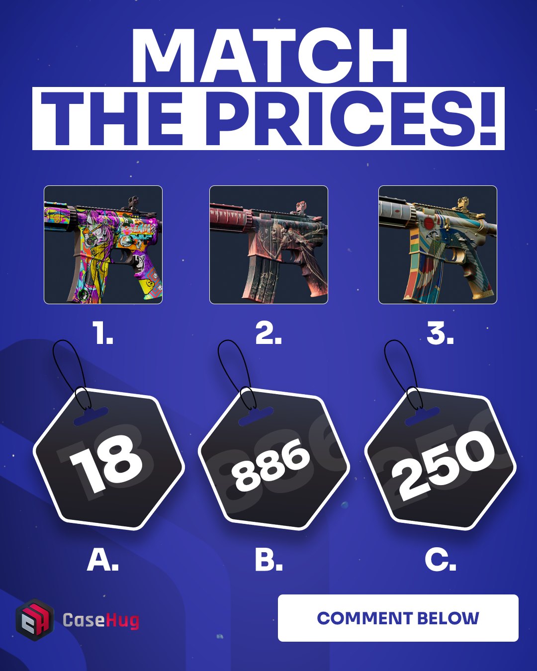 CaseHug - Can you match all the prices correctly? Leave a comment and ...