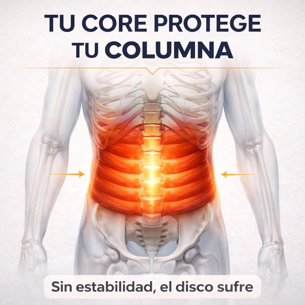 Rene - Si tu core no trabaja bien, tu columna paga el precio. Así de ...