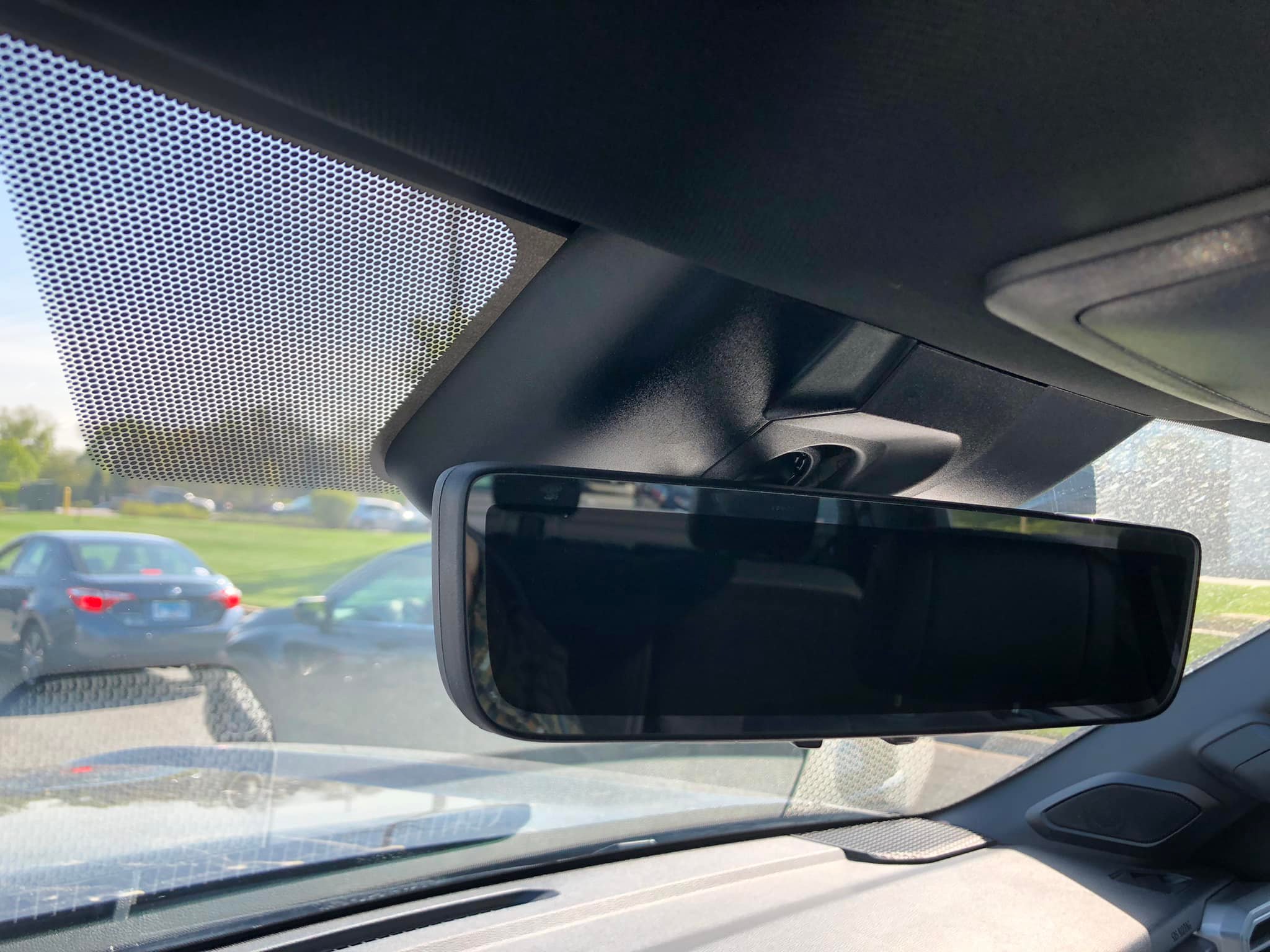 Passenger Side Mirror Glass With Blind Spot Icon For 2020-2024 Toyota Tundra