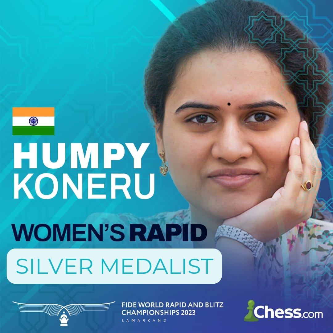 Chess.com - Congratulations to 🇮🇳 GM Koneru Humpy on securing silver 🥈 ...