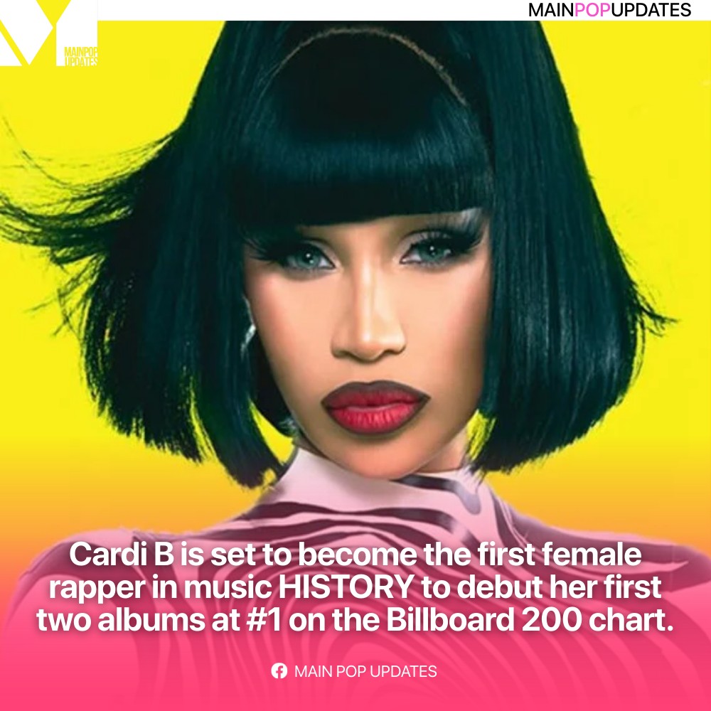 Cardi B is set to become the first... - Main Pop Updates | Facebook
