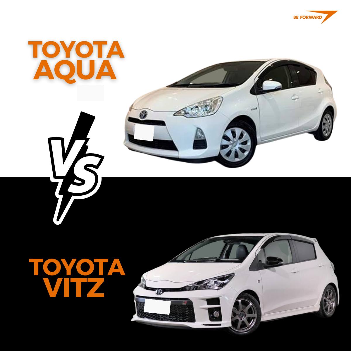 トヨタ TOYOTA Prius Aqua Vitz SAI Mark ✨Toyota Aqua Vs. Toyota Vitz✨ 👉Toyota Aqua, also known as the