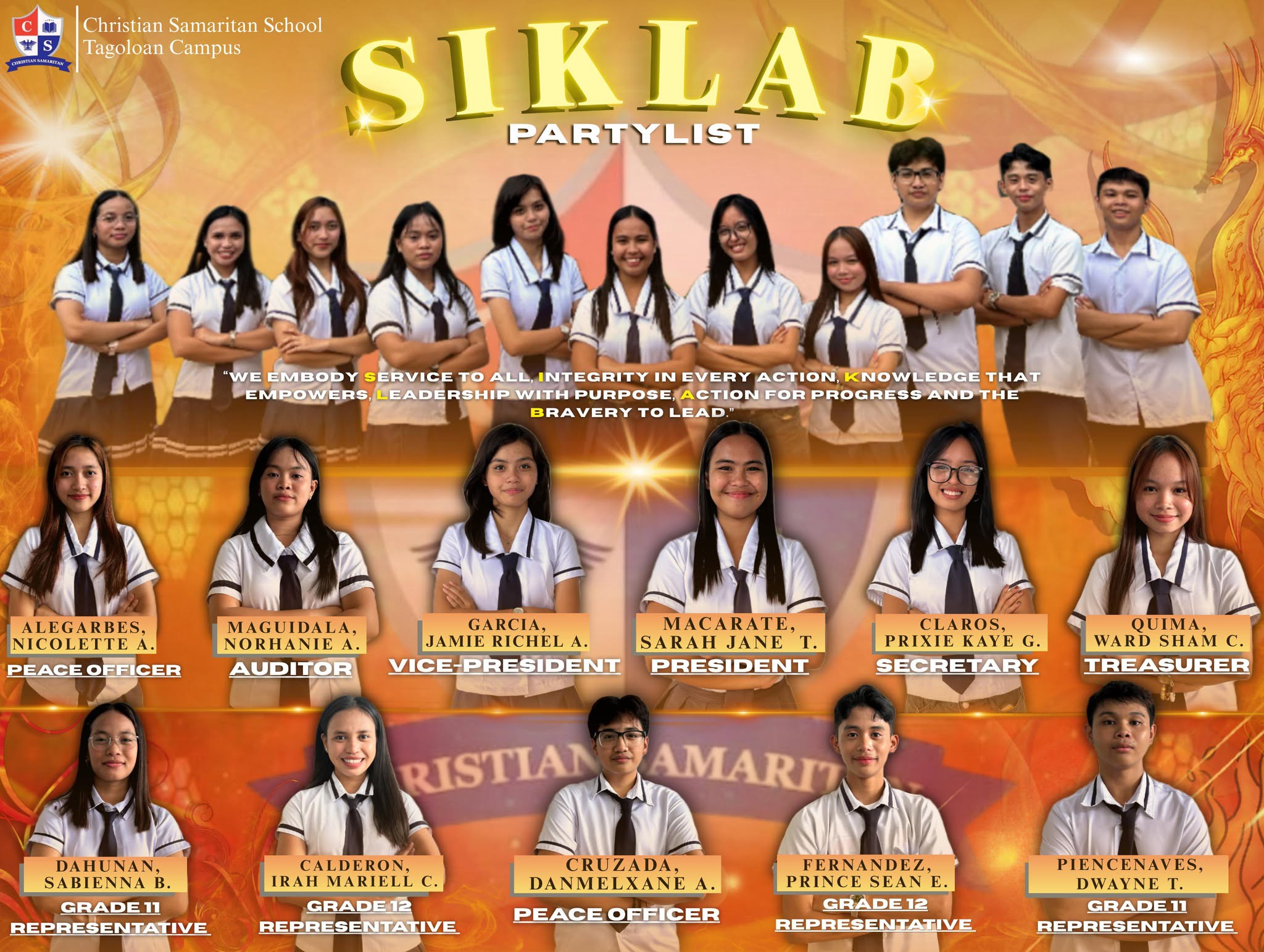 Driven by purpose, united for... - CSS GOALS Tagoloan Campus | Facebook