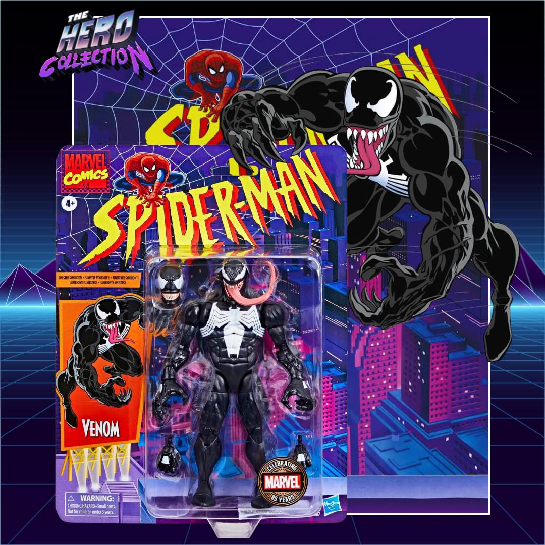Just Listed: 1996 Venom Marvel Hall of Fame Action Figure by Toy Biz
