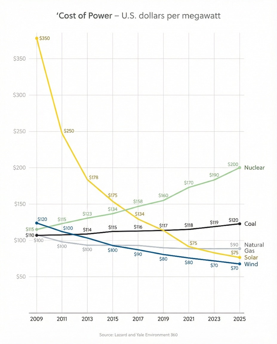 Upgrader - The latest data on the cost of power in the... | Facebook