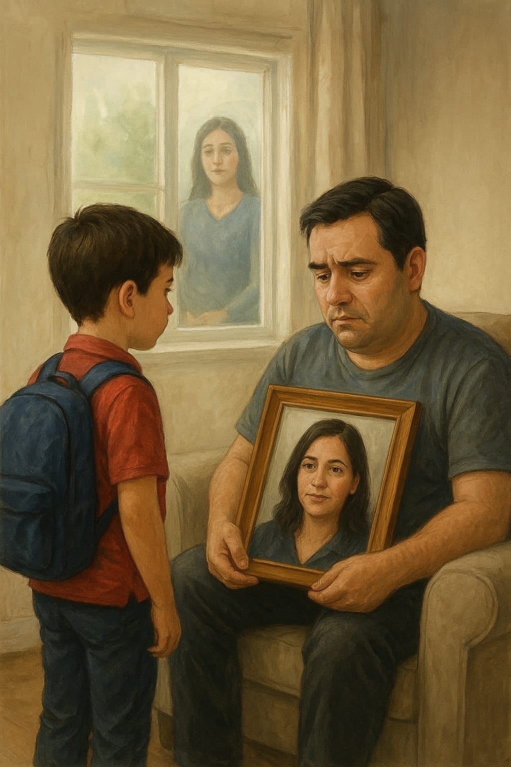 La - „Papa, he visto a mamá hoy en la escuela. Me dijo que no volviera ...