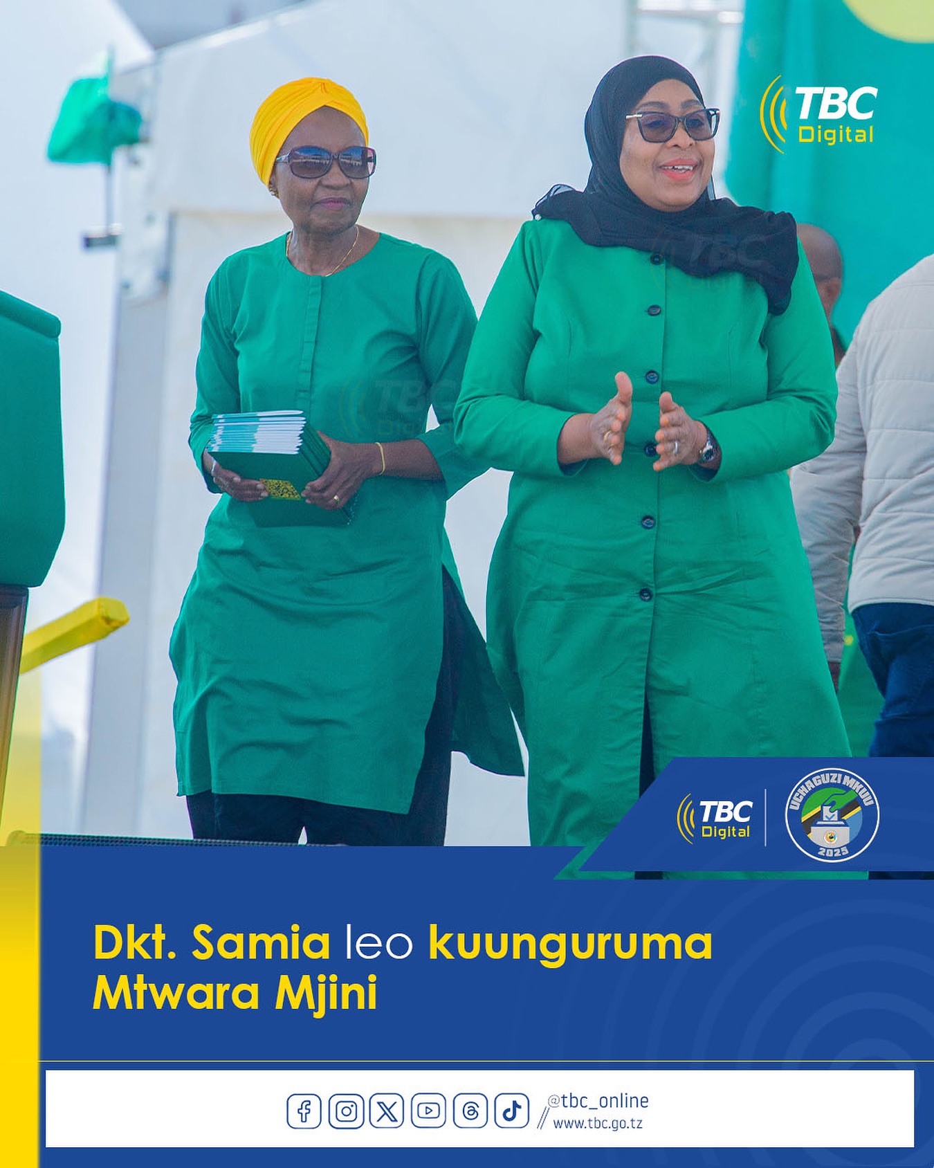 TBConline - Dkt. Samia leo kuunguruma Mtwara Mjini Mgombea Urais wa ...