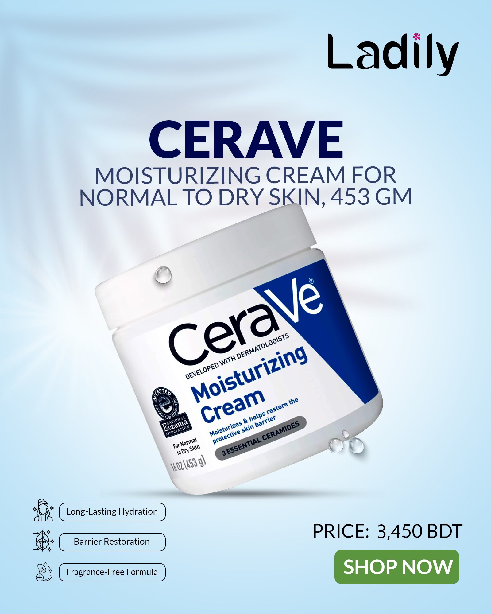 ?CeraVe Moisturizing Cream 453g on Sale? ?The most demanding 