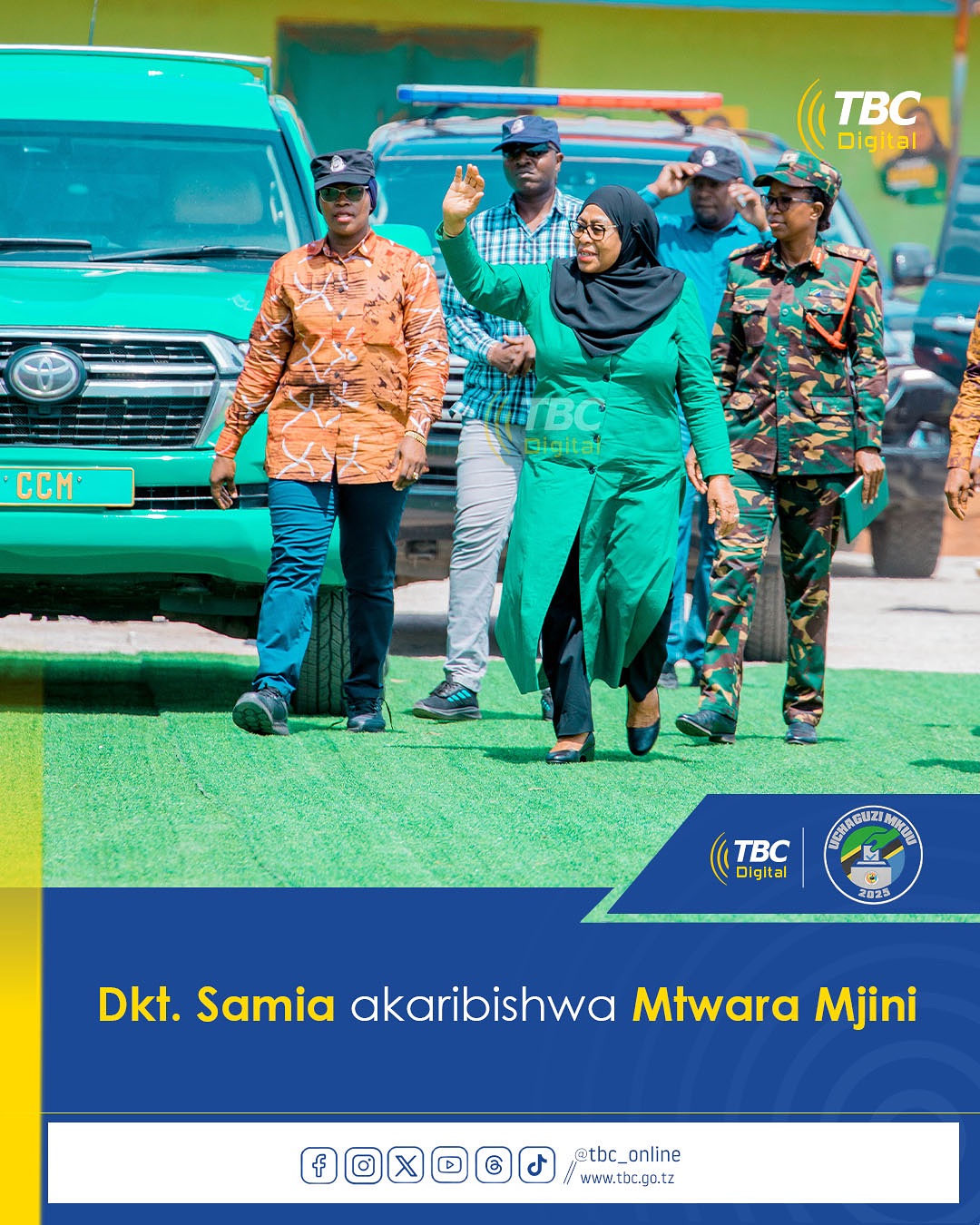 TBConline - Dkt. Samia akaribishwa Mtwara Mjini Mgombea... | Facebook