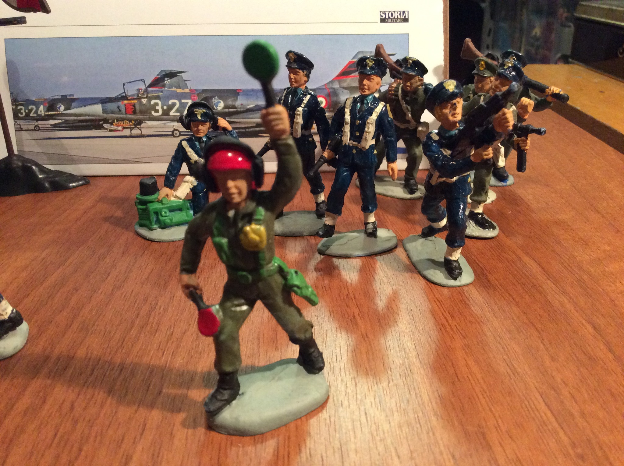 Figurines Soldats Atlantic Bersaglieri Italie - Échelle 1/32 - Occasion