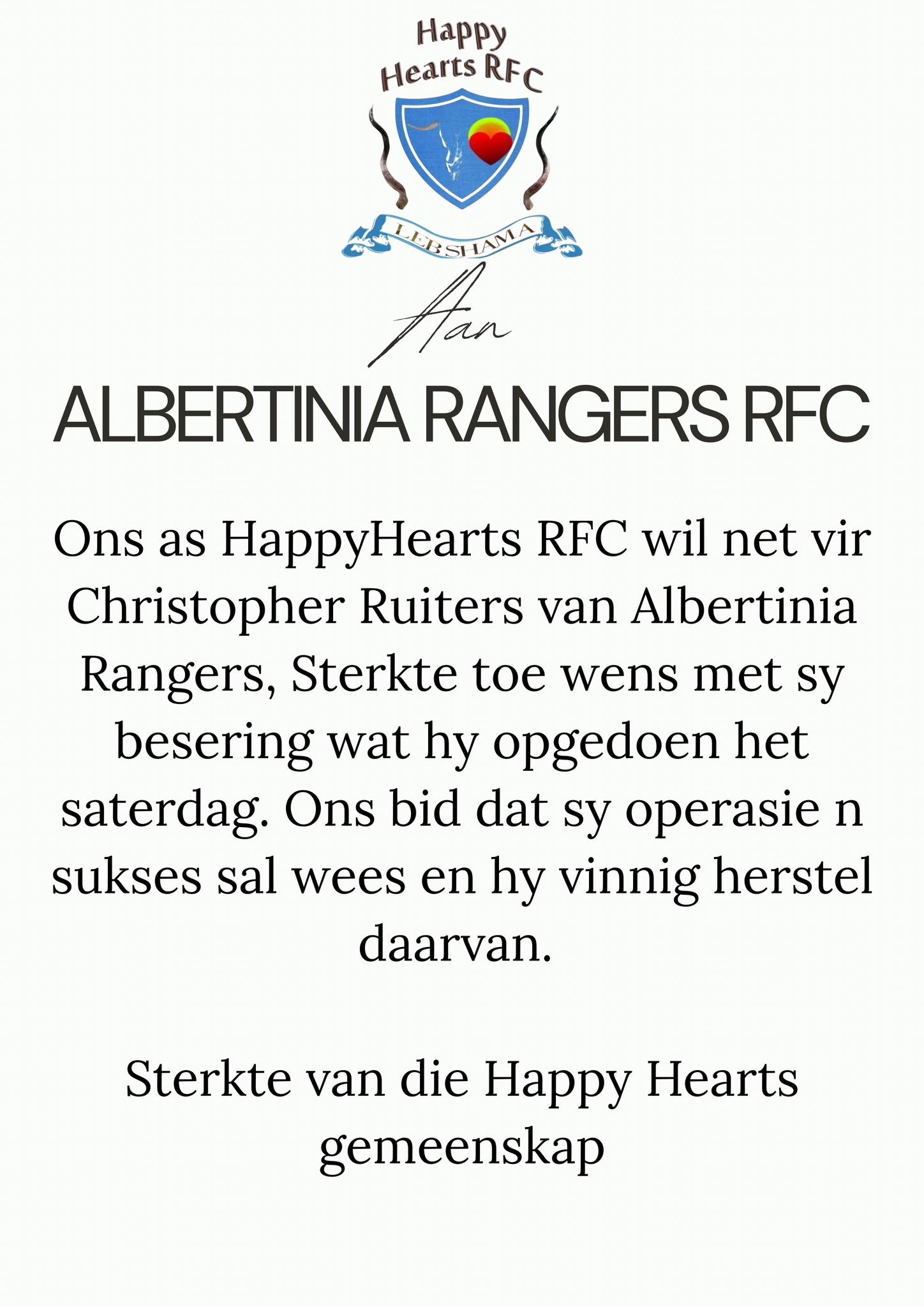 ALBERTINIA RANGERS | Facebook