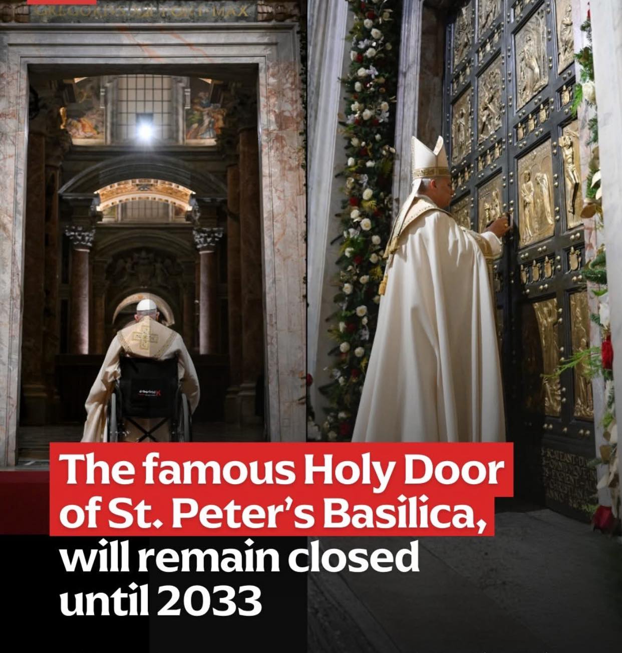 Pope Leo XIV closed the Holy Door at St. Peter