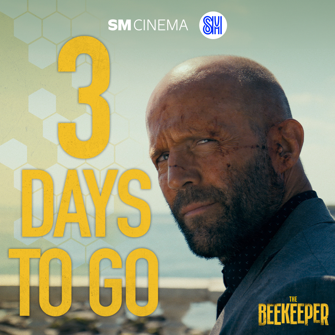 SM Cinema - It’s almost time to meet #TheBeekeeper 🍯🐝...