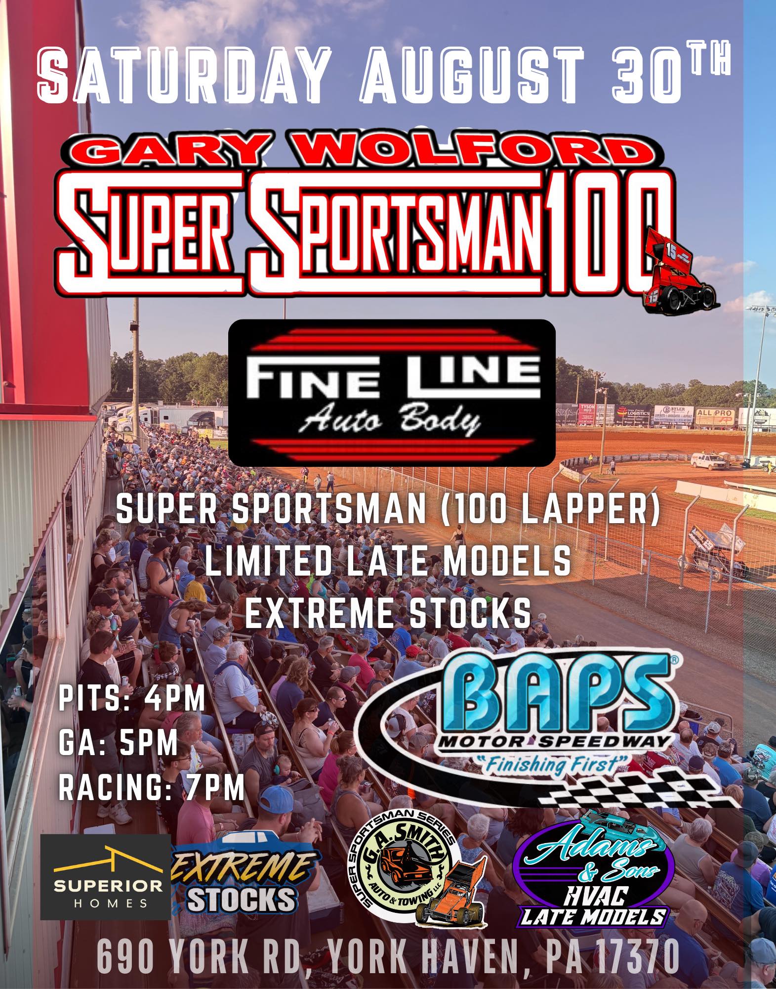 🏁💥 Saturday August 30th - FINE LINE... - BAPS Motor Speedway | Facebook