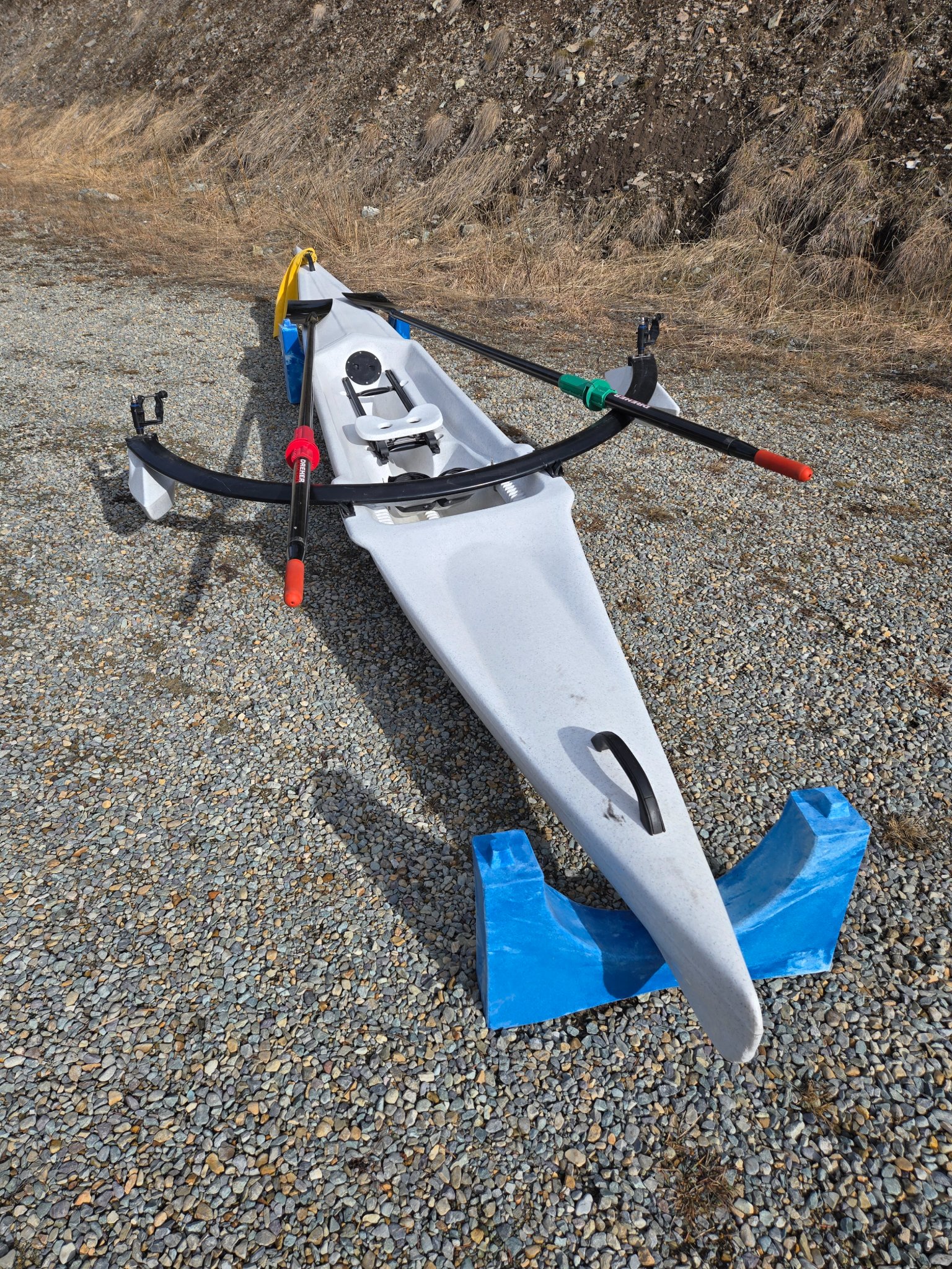 Edon TS515 Sliding Seat Rowing Scull (Kayak) - Includes Oars . Original ...