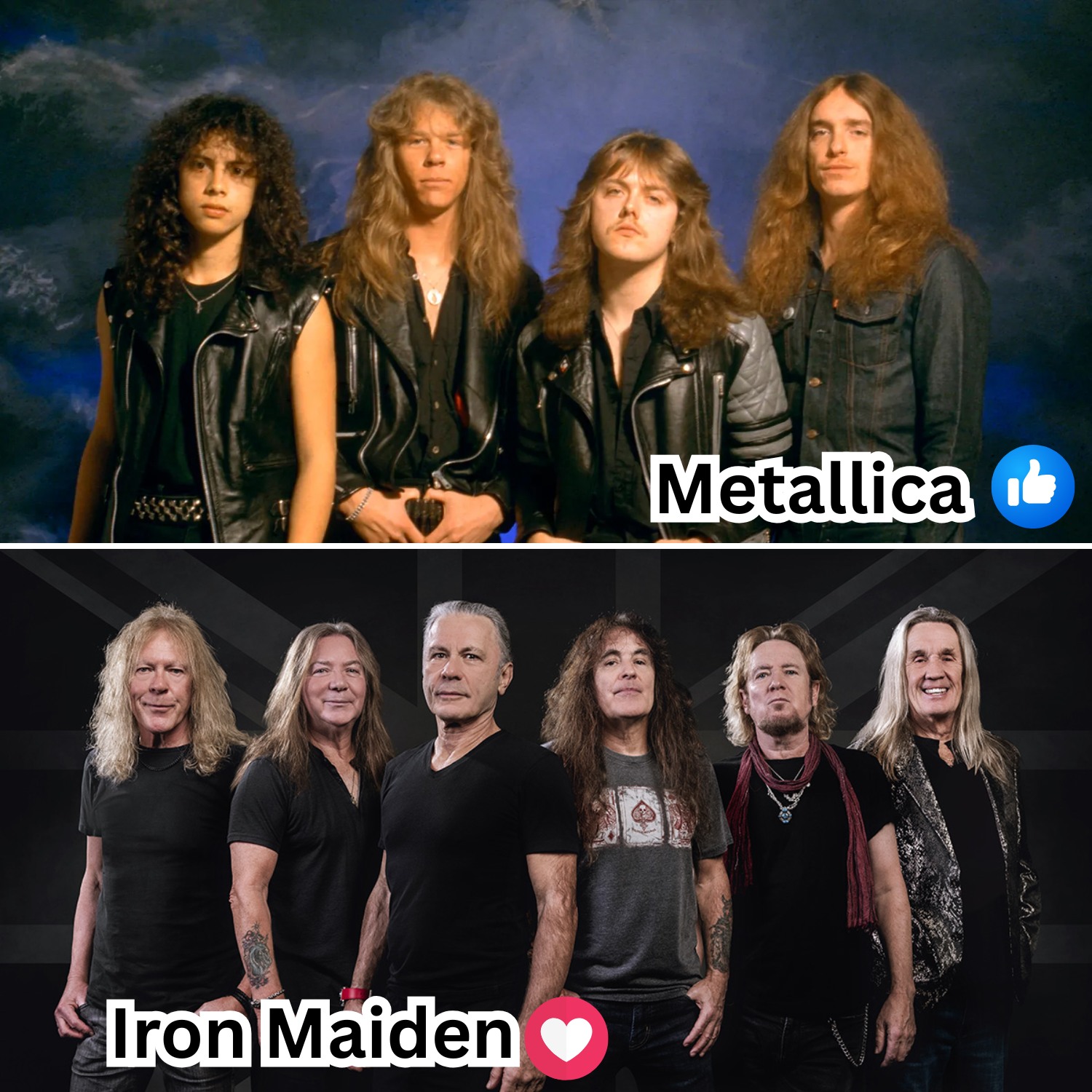 Which band is better, Iron Maiden or Rush?