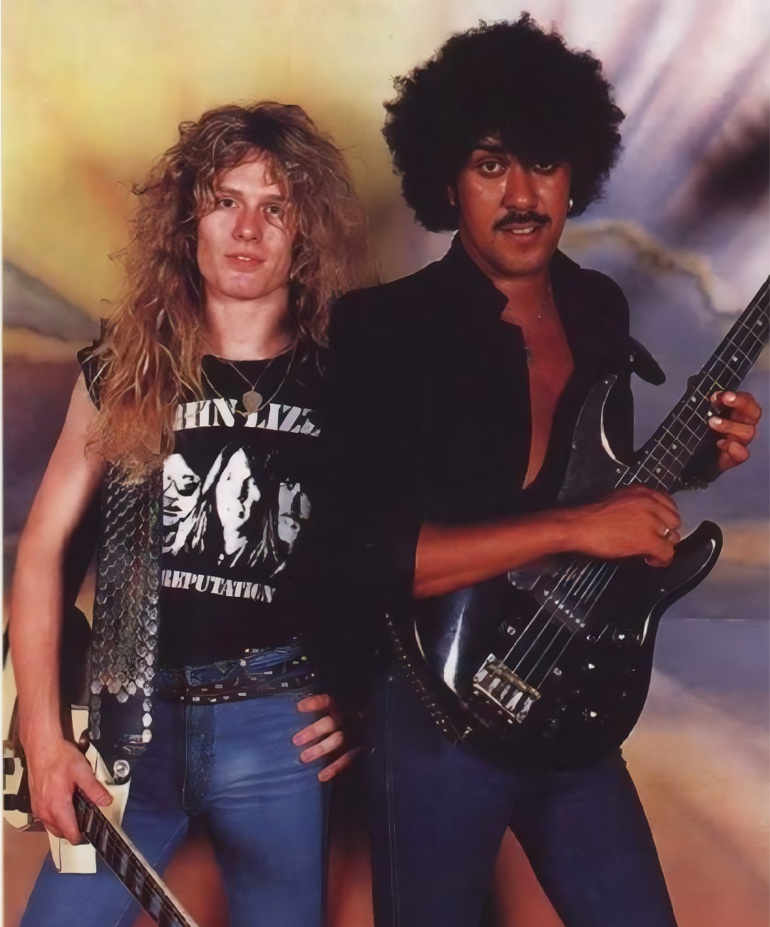 Phil Lynott & John Sykes #thinlizzy #guitar #phillynott #johnsykes