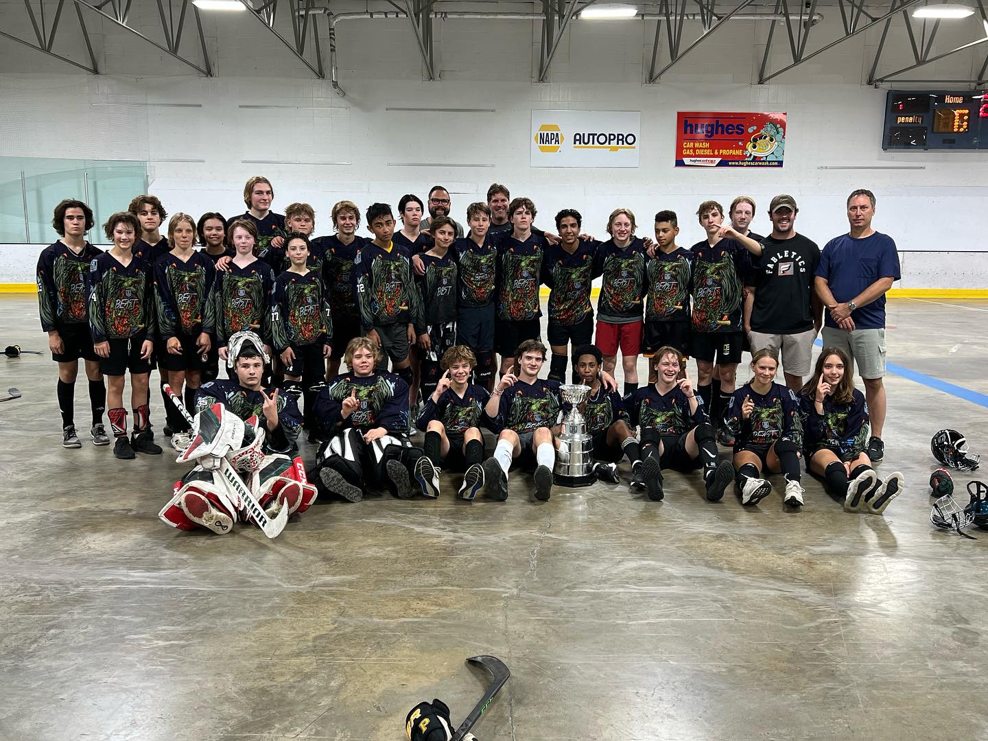 JHL Ball Hockey - Next up we take a look at one of our U15...