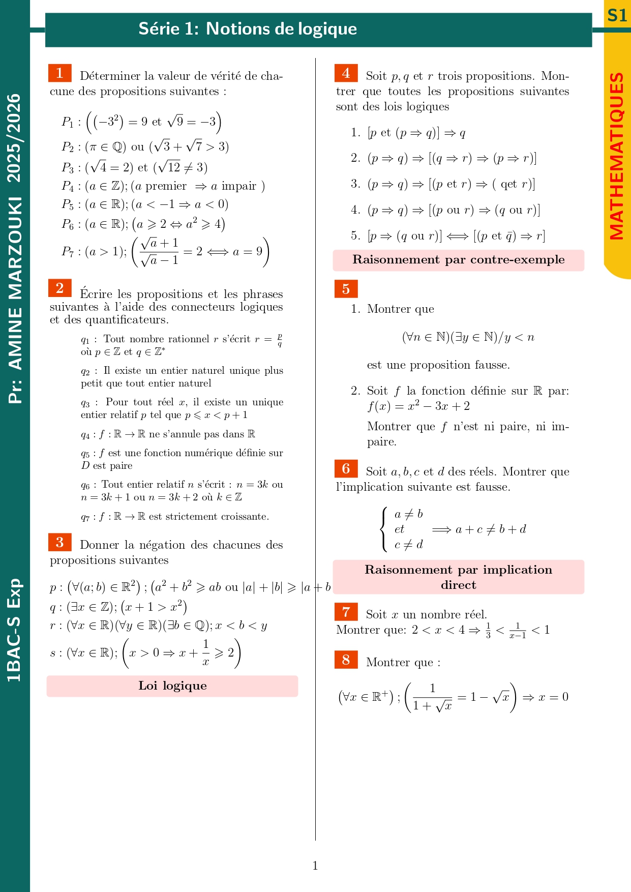 Maths School | Fez