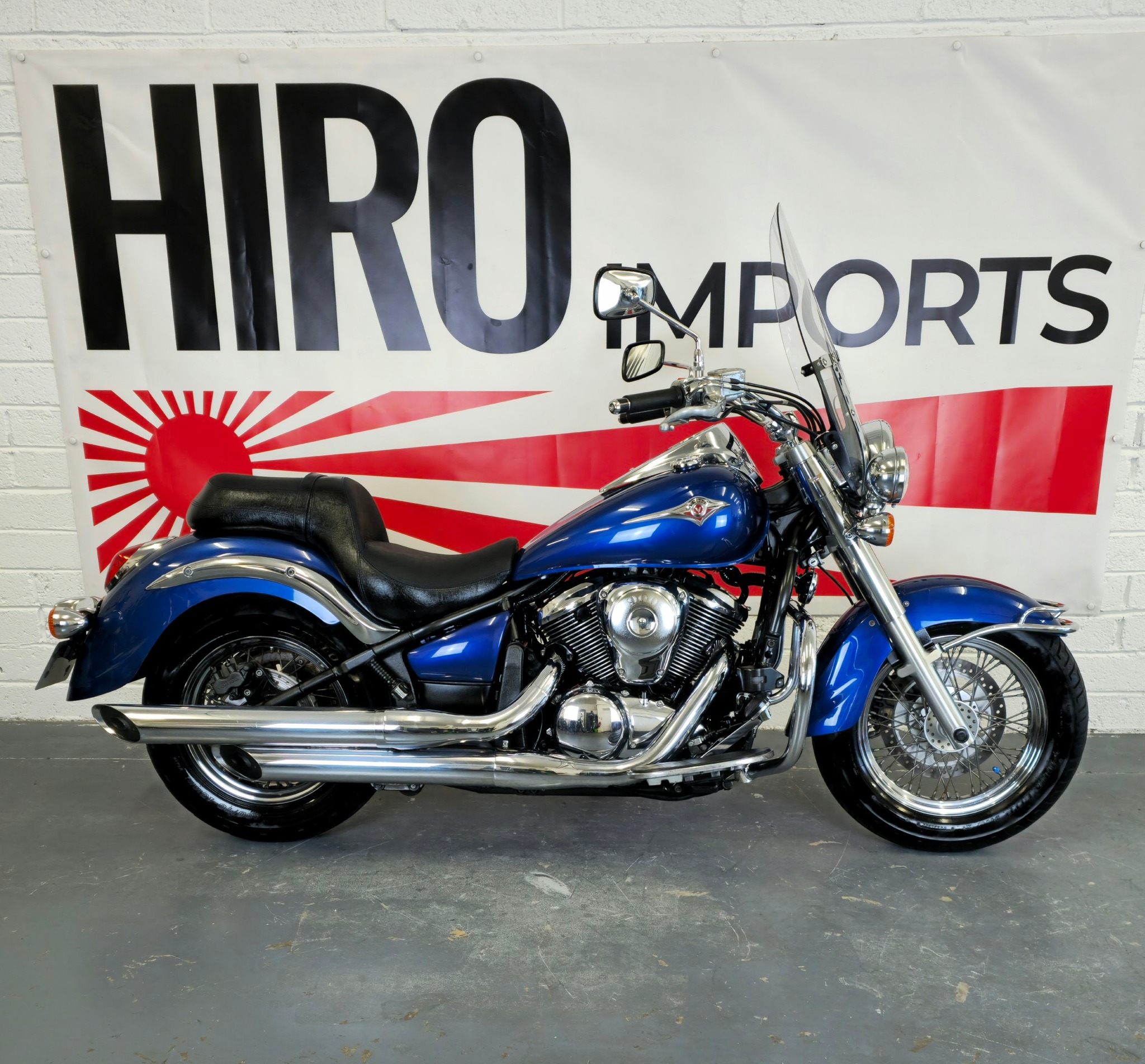 2008 Kawasaki VN900 Classic – Beautiful Factory Blue Paintwork and