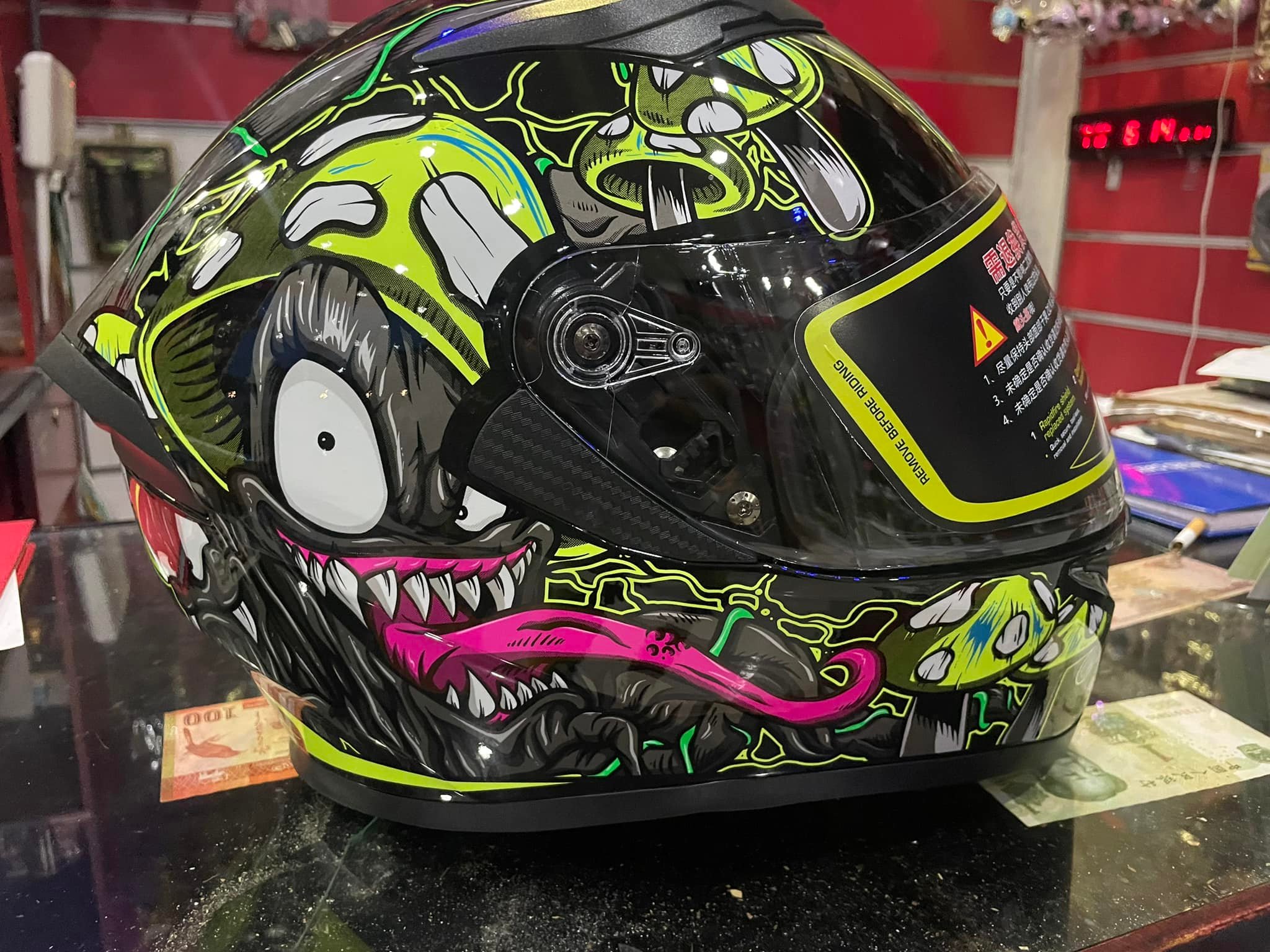 bike helmet full face mtb Demon Podium Bicycle Helmet- Black/Black LARGE / Black/ Black / AUDIO PEAK KIT - HP10 face helmet Color:Passport hierarchy:Equipment/Coolers