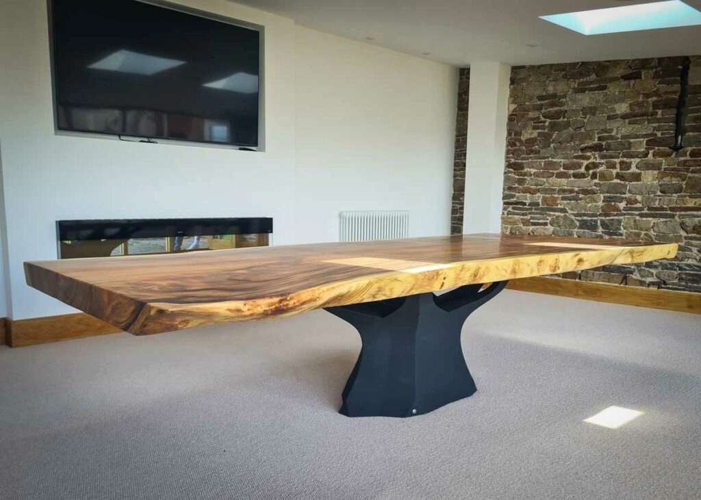 Abacus Tables - A Baobab dining table with an 80mm thick...