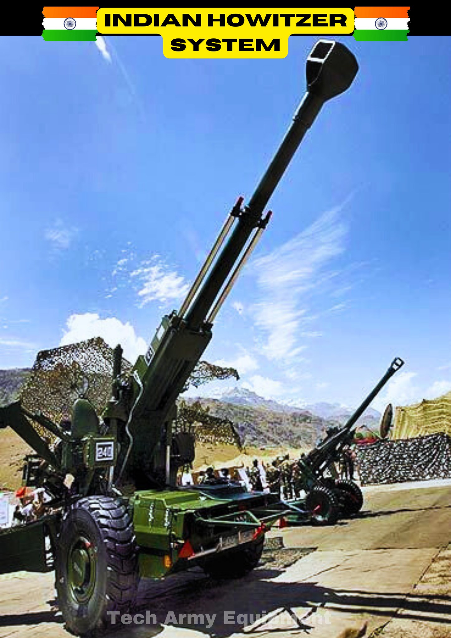 🔱 Indian Howitzer Gun Made by... - Tech Army Equipment