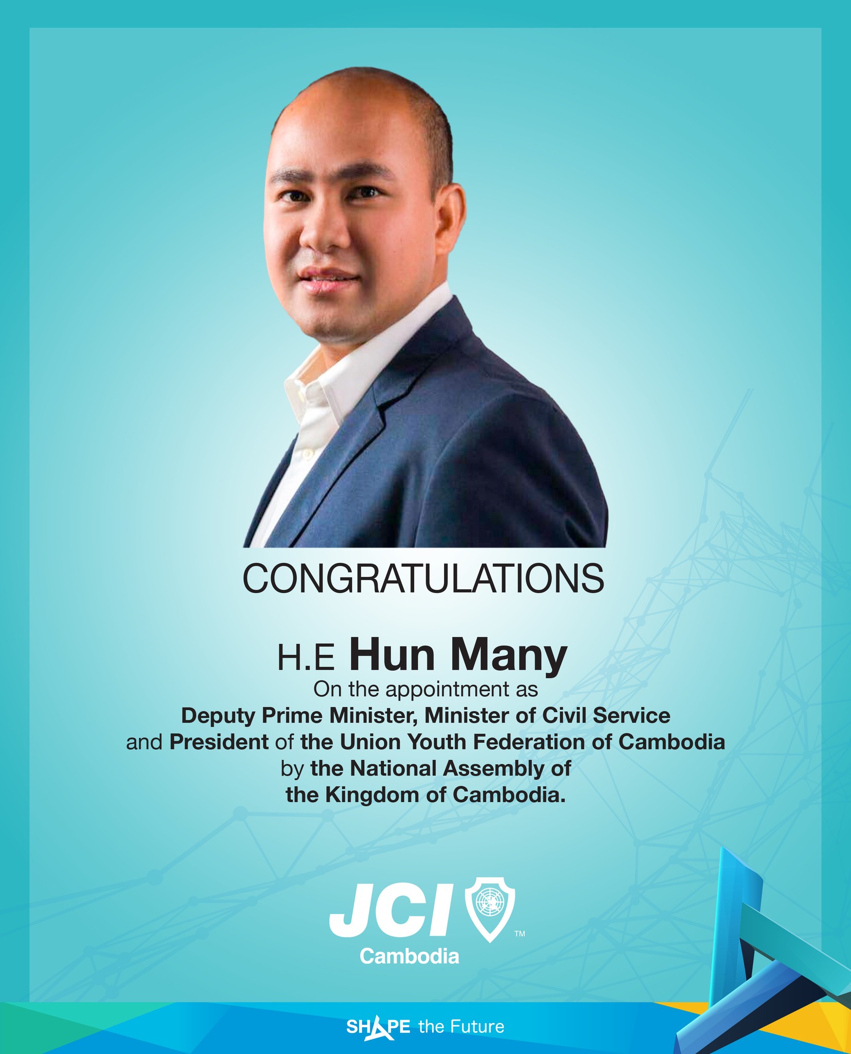 JCI - Congratulations to H.E. Hun Many on his appointment as Deputy ...