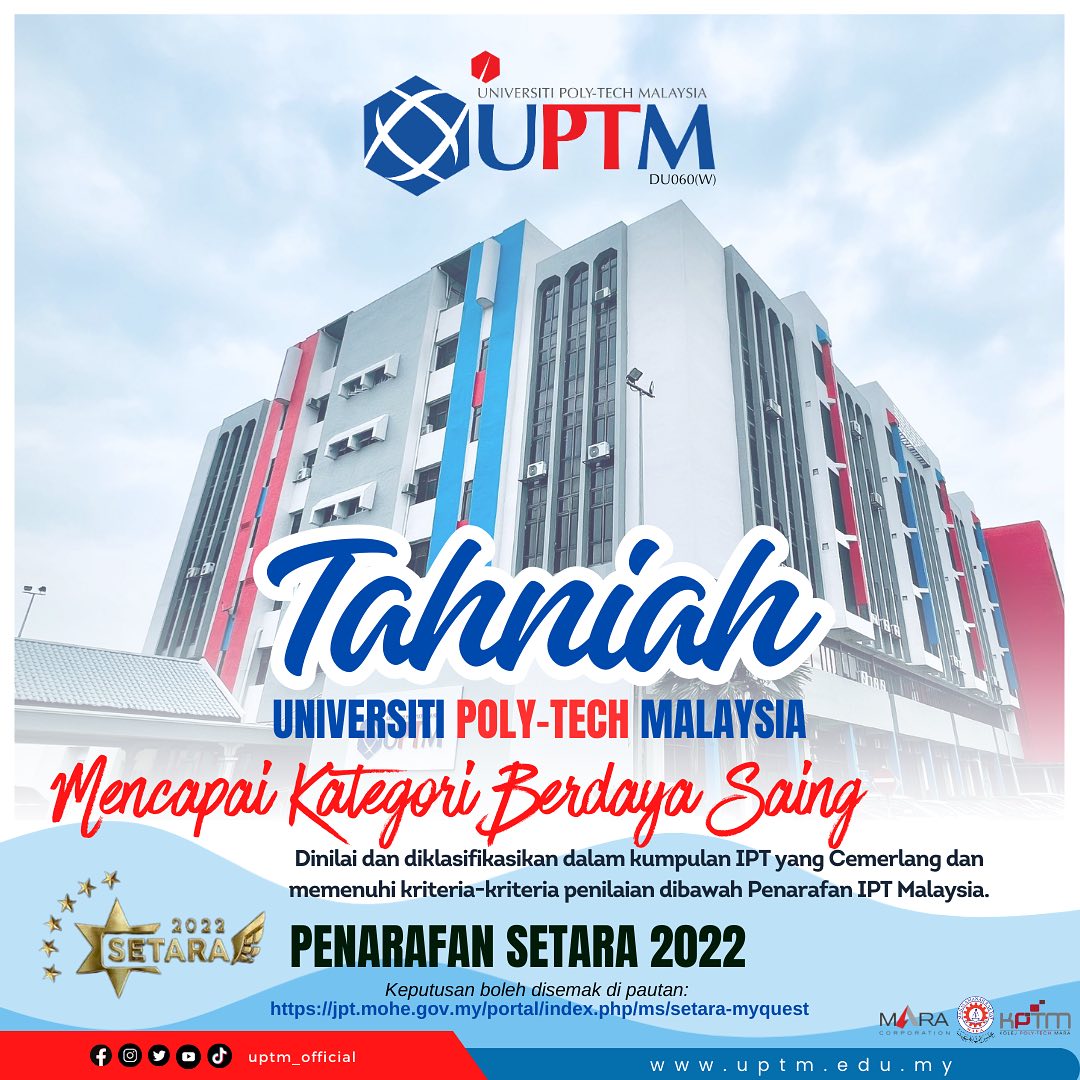 Universiti - TAHNIAH… UNIVERSITI POLY-TECH MALAYSIA telah Mencapai ...