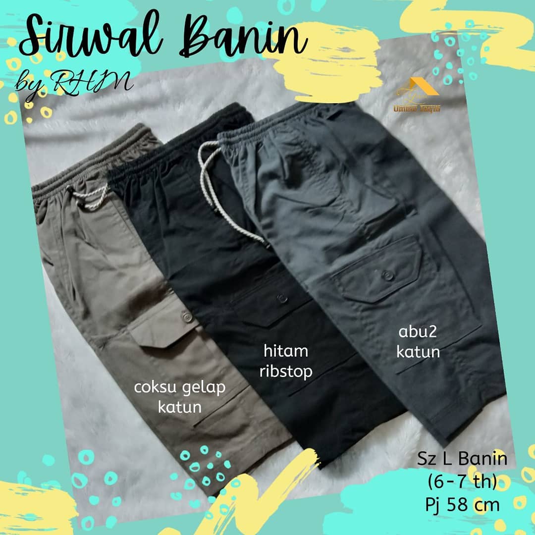 Sirwal Banin RHM Size L (6-7 th)... - Bisnis Galeri Mafaza