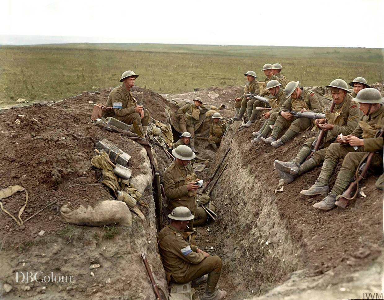 9 August 1918 Battle of Amiens.... - WW1 Colourised Photos | Facebook