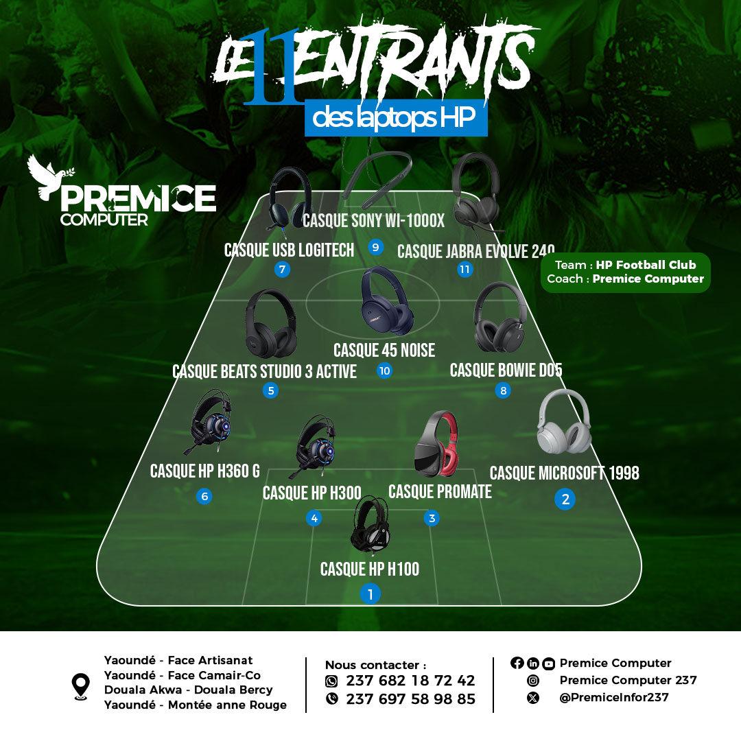 Le onze entrants est disponible 🥰 Qui... - Premice Computer