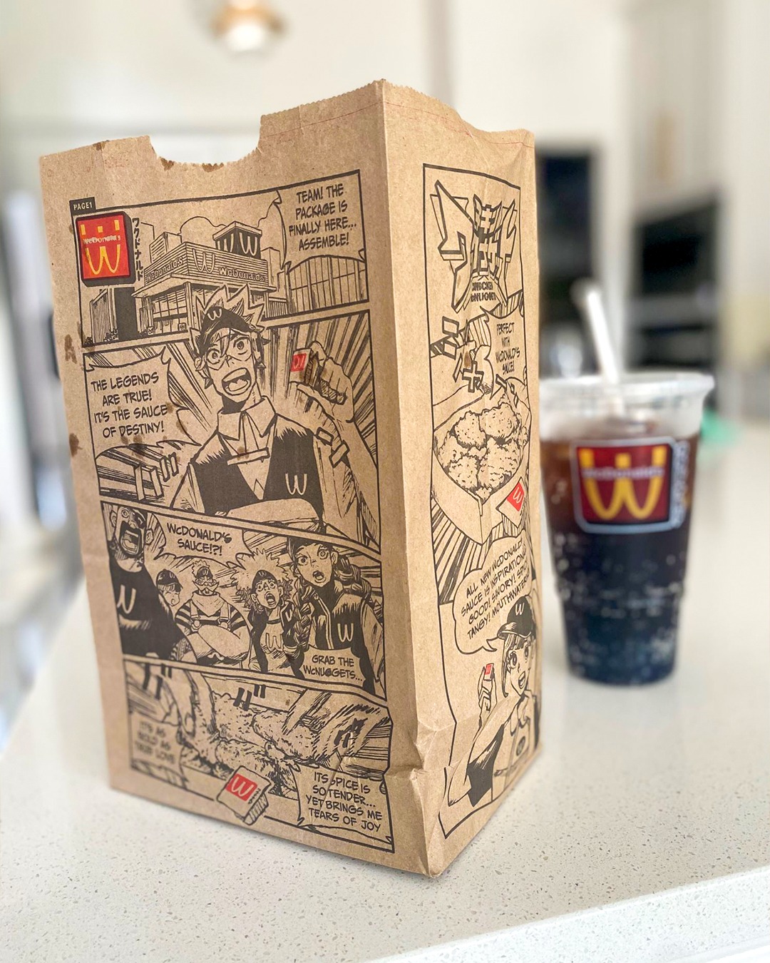 McDonald will transform into it's anime counterpart WcDonald's and