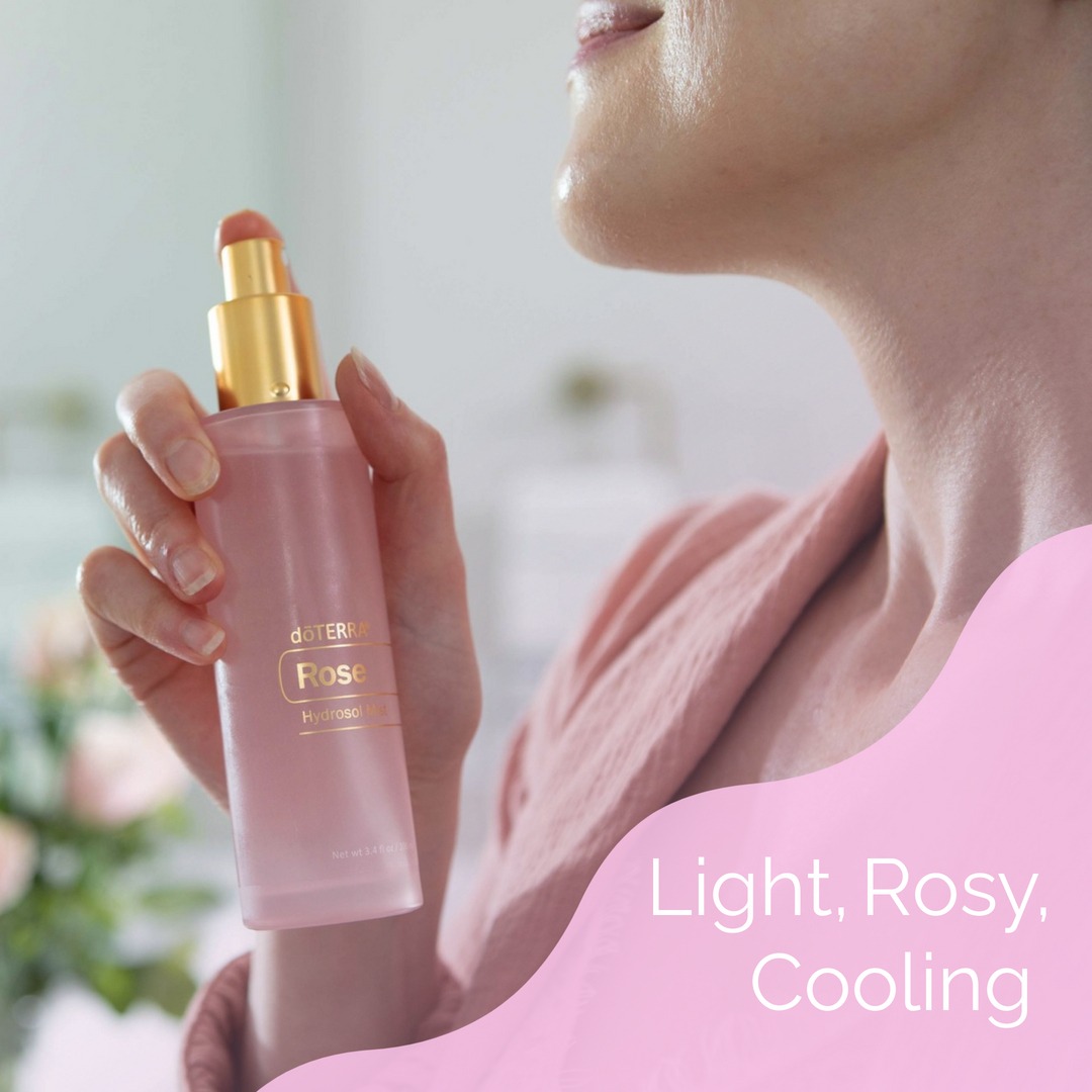 Roses are red, violets are blue, refreshing Rose Hydrosol Mist is