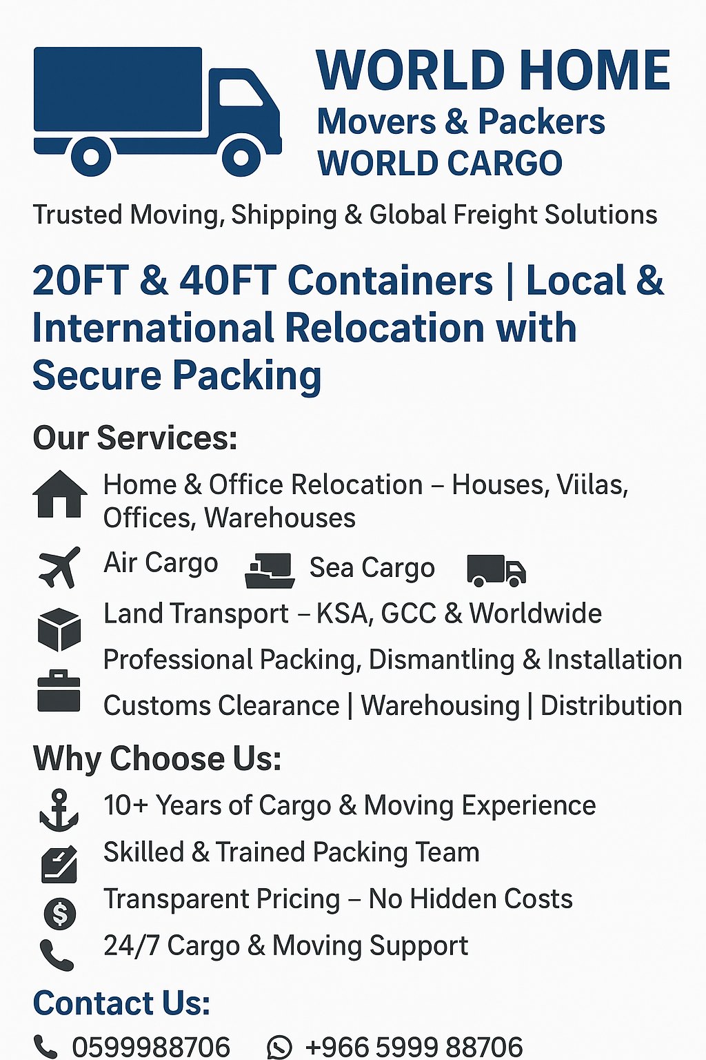 Movers & Packers in Saudi Arabia