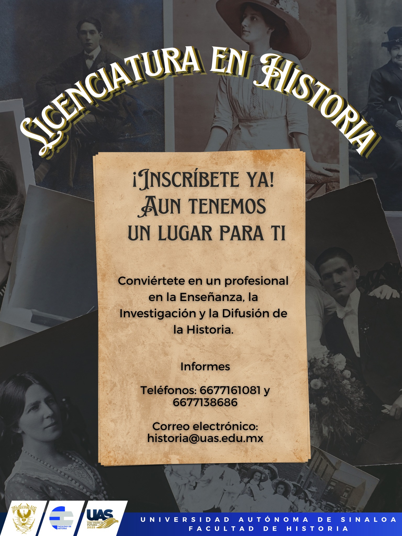 Te invitamos a formar parte de... - Facultad de Historia UAS