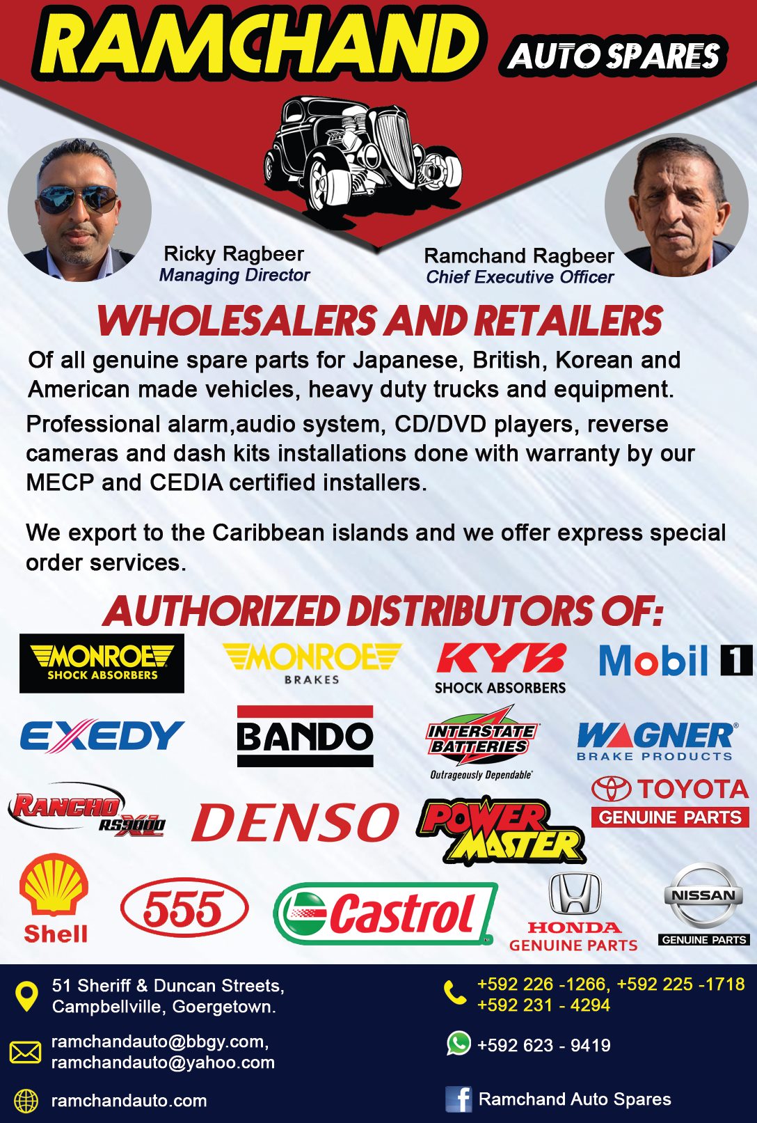 Ramchand Auto Spares | Georgetown