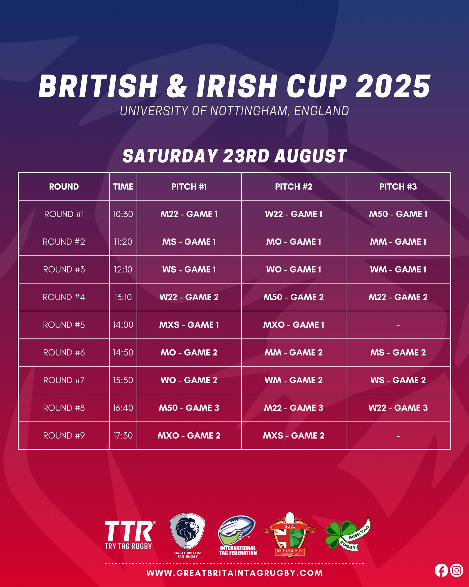 Try Tag Rugby - British & Irish Cup fixtures. Tune in on... | Facebook