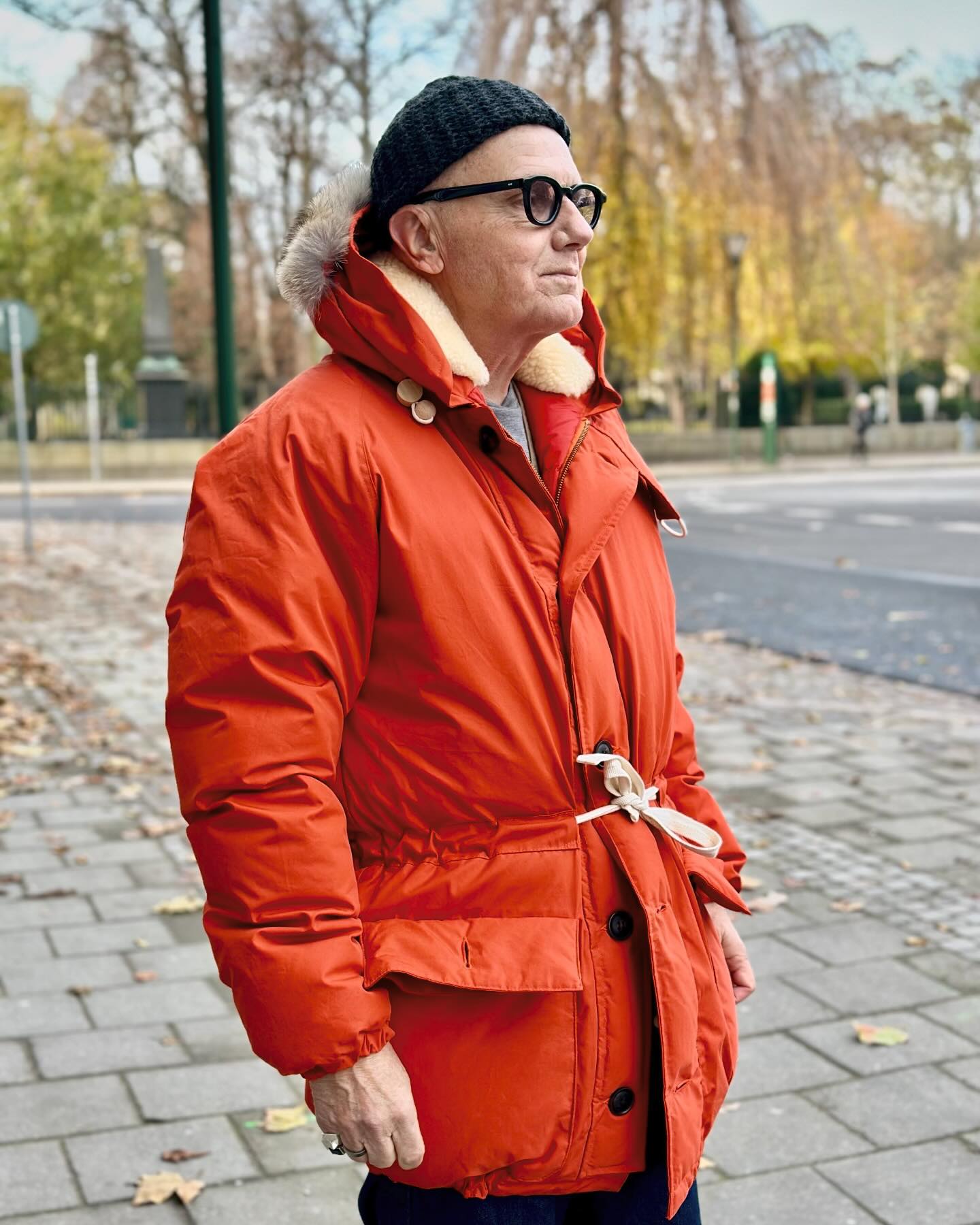 The Urban - SAY YES TO ORANGE. As this down parka by Nigel Cabourn 