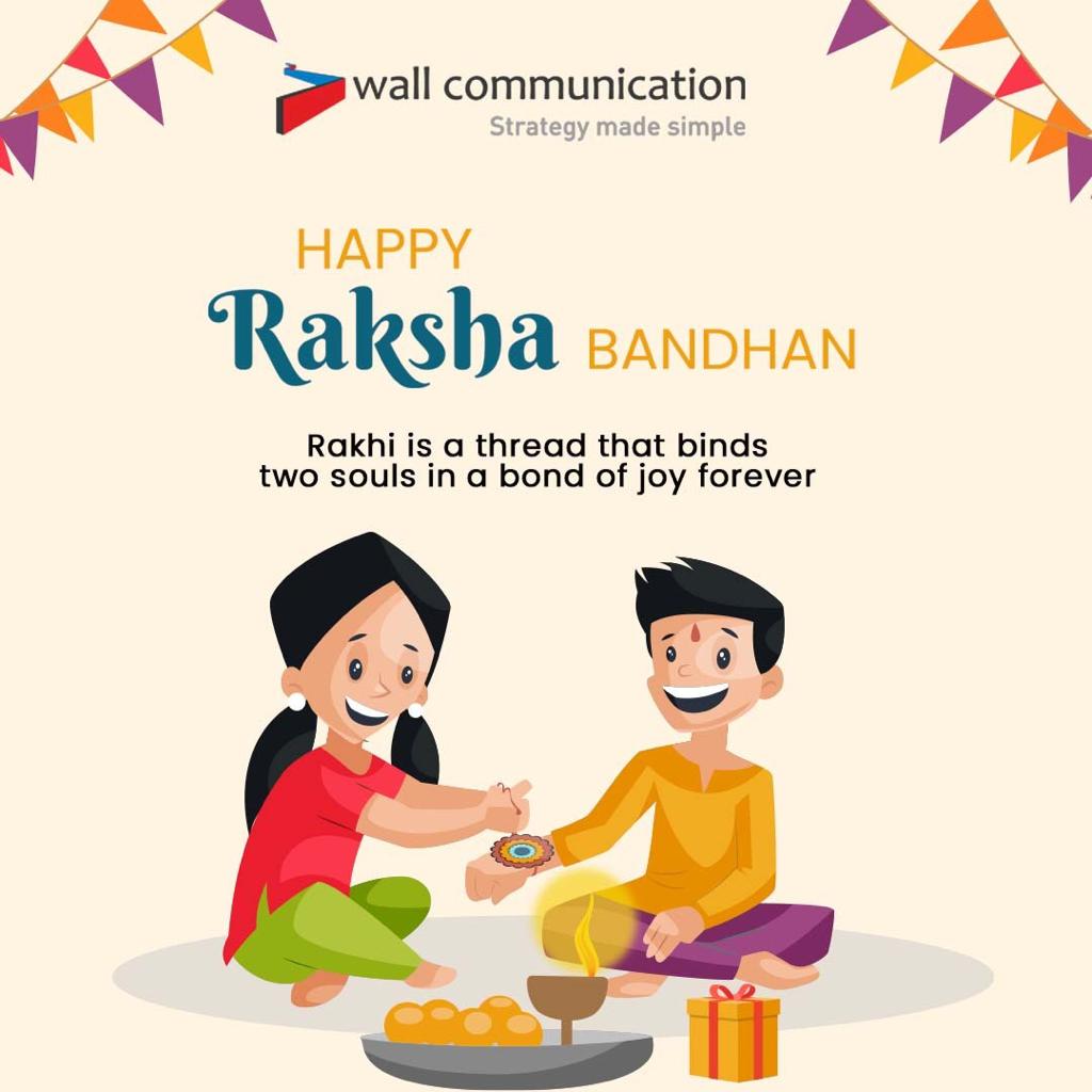 On this Raksha Bandhan, may God bless... - Wall Communication | Facebook