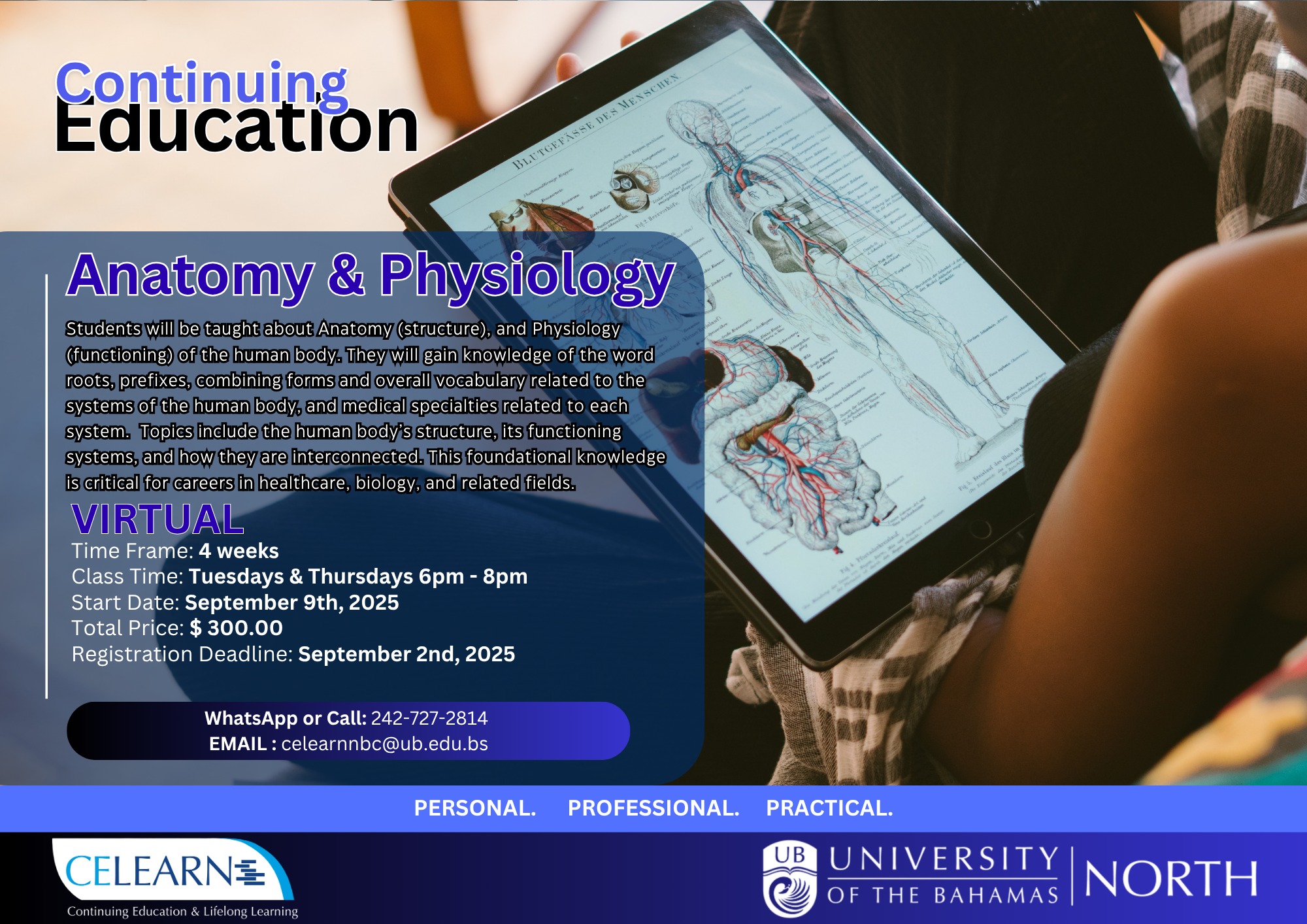 🧠 NEW COURSE ALERT! 🫀 📍Anatomy &... - CeLearn - UB North | Facebook