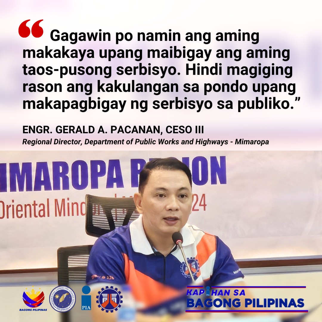 PIA MIMAROPA - DPWH - Mimaropa Region Regional Director... | Facebook