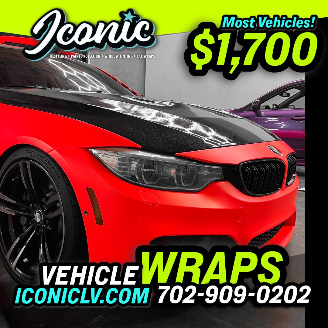 ⭐️ Turn heads with a vehicle wrap from... - Iconic Las Vegas | Facebook