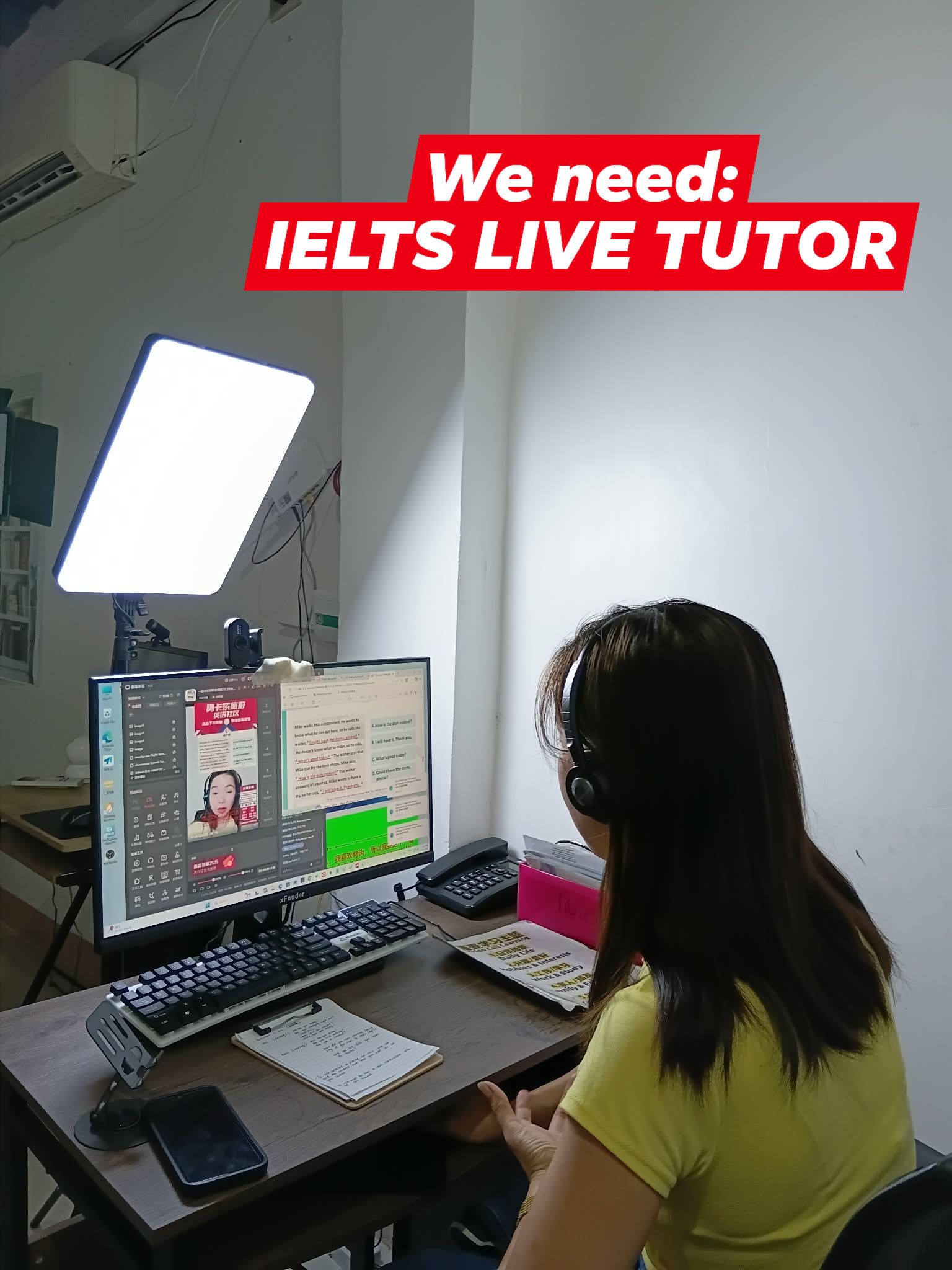 🔥 Urgent Hiring: IELTS Live... - Acadsoc Job Hiring | Facebook