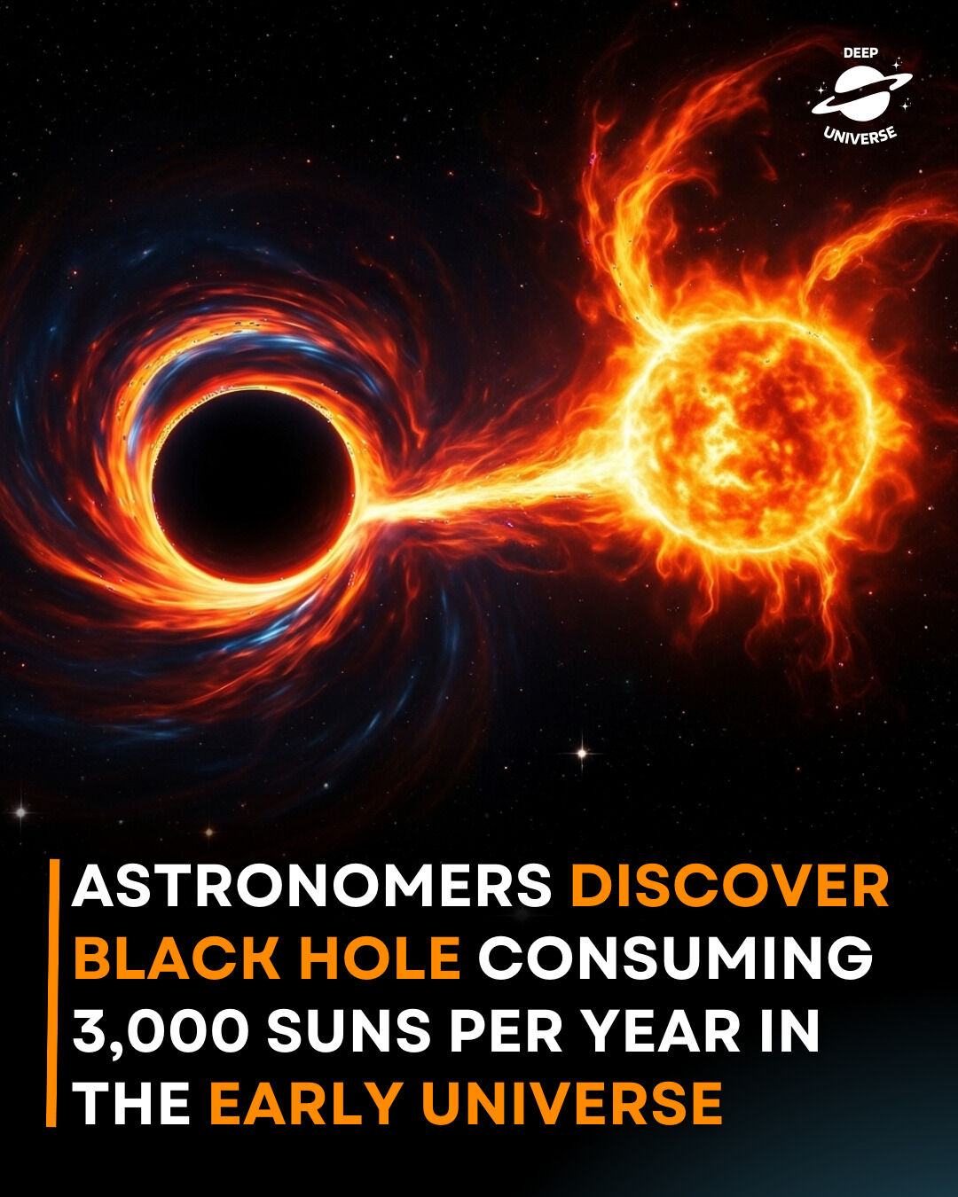 Deep - Astronomers have uncovered one of the most extreme black holes ...