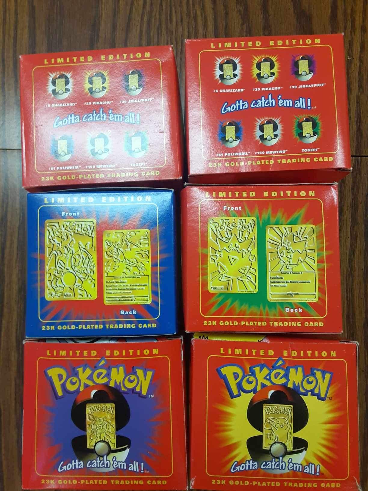 24k pokemon card burger king RED 