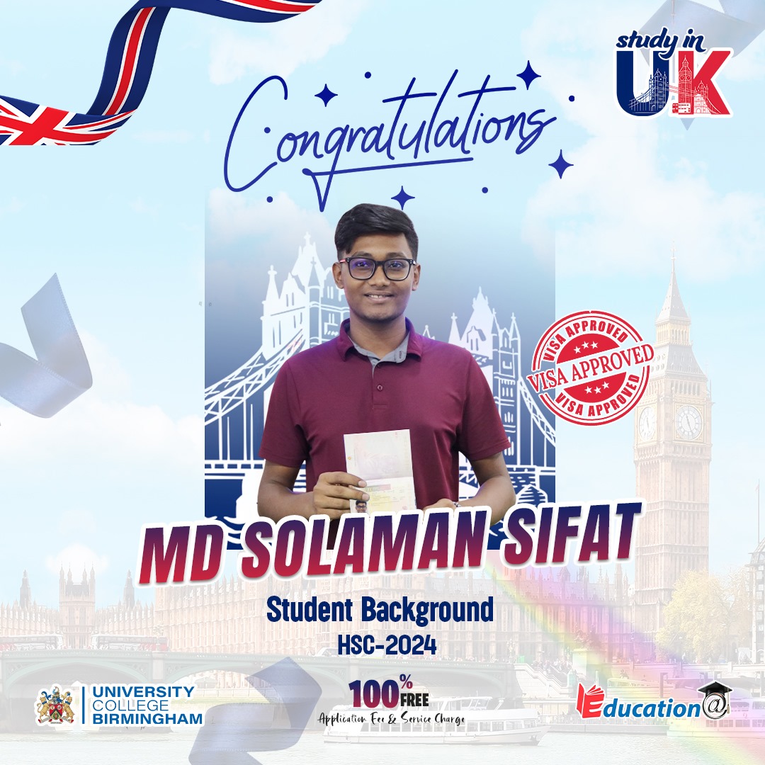 Education - 🌟 Congratulations to Md. Solaman Sifat on achieving his UK ...