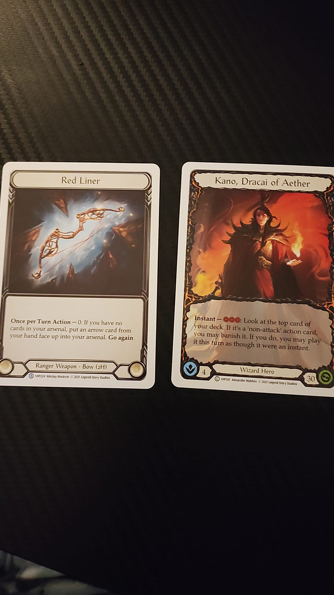Pulled Cold Foil Dead Threads from Flesh and Blood TCG treasure pack
