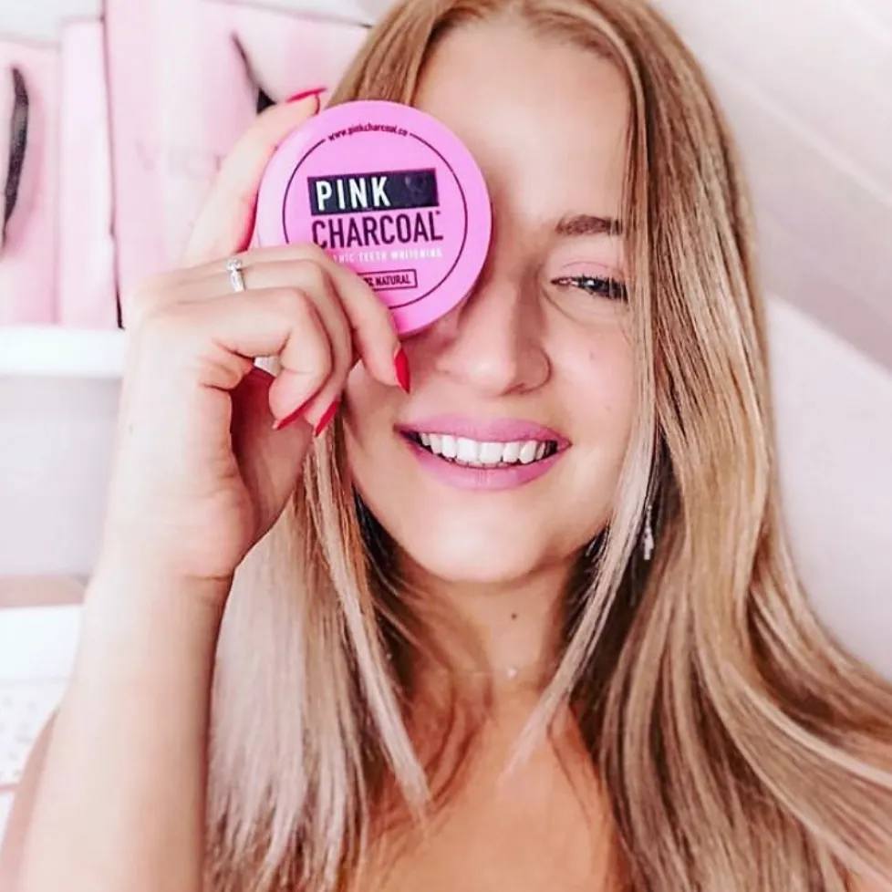Set De Dentifrice Nuit Et Jour Pink Charcoal - Pour Enfants, Charbon Rose | Hygiène Dentaire Enfant